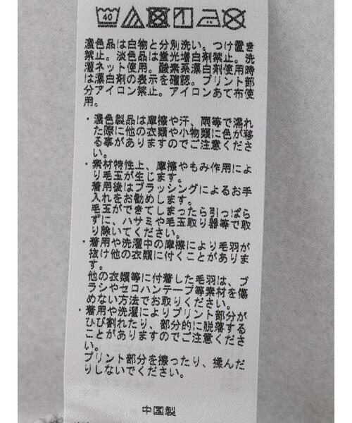 CRAFT STANDARD BOUTIQUE(クラフトスタンダードブティック)の「裏起毛プリントスウェット① *(スウェット・メンズ・A/C/D/B・M/L/LL)」の16枚目の写真