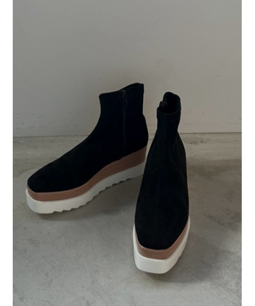 AMAIL(アマイル)の「Jagged gentle boots(ブーツ・レディース・ブラック・S/M/L)」の6枚目の写真