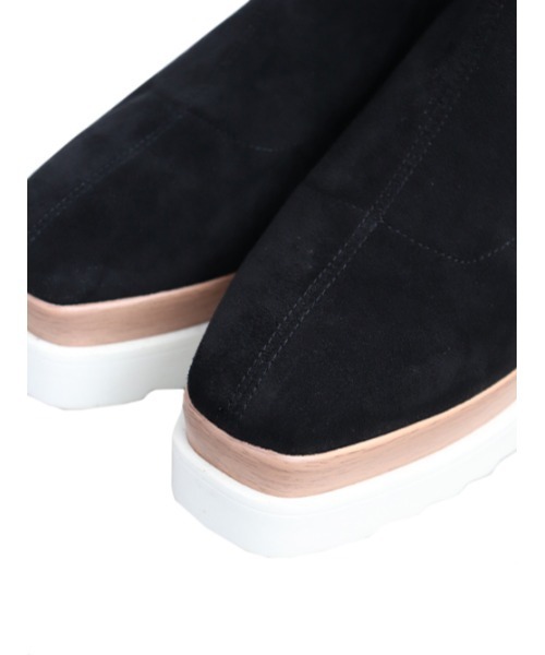 AMAIL(アマイル)の「Jagged gentle boots(ブーツ・レディース・ブラック・S/M/L)」の12枚目の写真