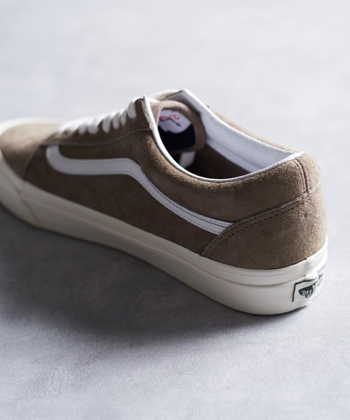 And A（アンドエー）の「VANS ヴァンズ / OLD SKOOL 36 DX（Anaheim Factory）オールドスクール スエードローカットスニーカー / VN0A54F3TWP VN0A54F3FGN VN0A54F3NWH（スニーカー・レディース・ダークグリーン/ブラウン/パープル・23cm/23.5cm/24cm/24.5cm）」の16枚目の写真