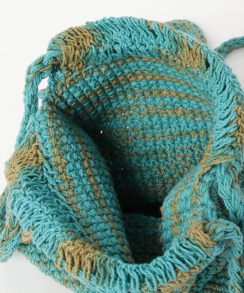 RAWLIFE（ロウライフ）の「C-cie-/シー/TIE-DYE POCHETTE（ショルダーバッグ・レディース・ネイビー/オレンジ/グリーン/ピンク・F）」の9枚目の写真