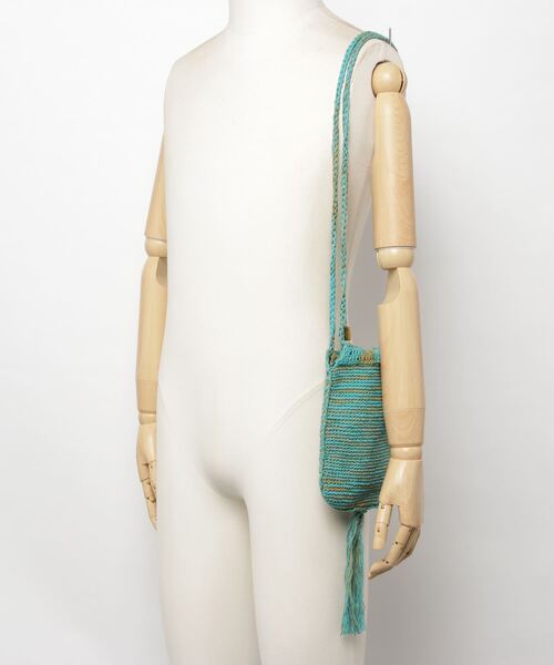 RAWLIFE（ロウライフ）の「C-cie-/シー/TIE-DYE POCHETTE（ショルダーバッグ・レディース・ネイビー/オレンジ/グリーン/ピンク・F）」の5枚目の写真