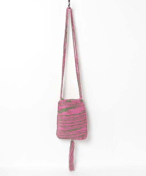 RAWLIFE（ロウライフ）の「C-cie-/シー/TIE-DYE POCHETTE（ショルダーバッグ・レディース・ネイビー/オレンジ/グリーン/ピンク・F）」の6枚目の写真