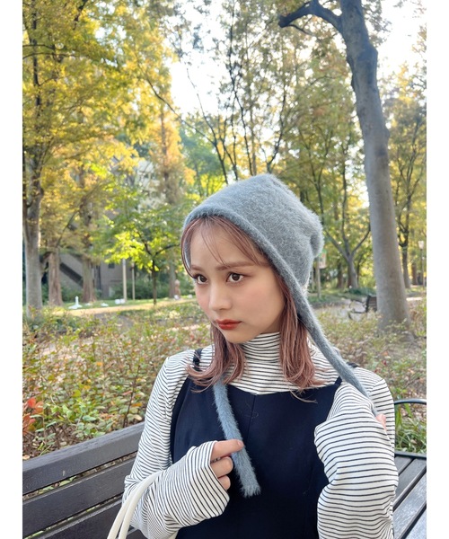 jumelle（ジュメロ）の「【販売終了】イヤーフラップニット帽（ニット