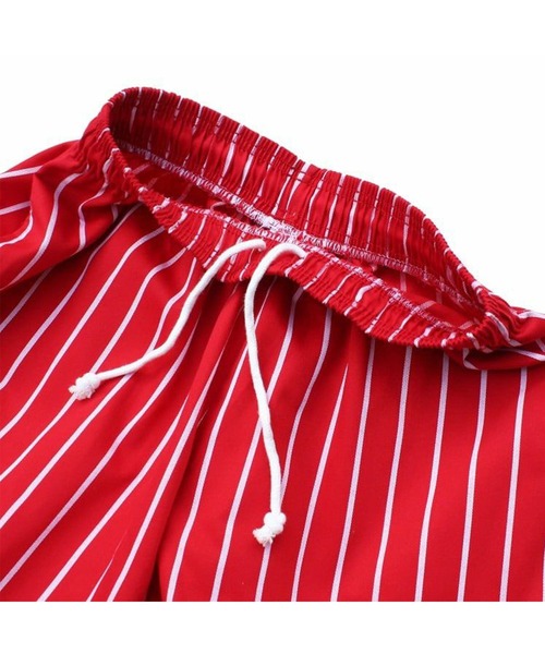COOKMAN（クックマン）の「COOKMAN CHEF SHORT PANTS 「STRIPE」/ RED（その他パンツ・メンズ・レッド・M/L/XL）」の4枚目の写真