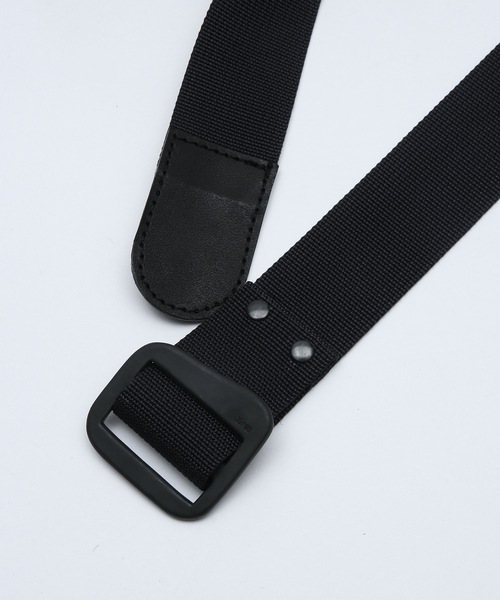 20/80(テゥエンティーエイティー)の「【20/80】トゥエンティーエイティー/ NYLON BELTWITH BRASS BACKLE(ベルト・メンズ・ブラック/タン・FREE)」の4枚目の写真
