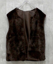 THE CASUAL（カジュアル）の「フェイクファーベスト（ベスト・キッズ）」