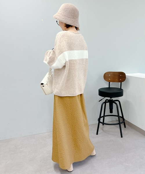 un dix cors（アンディコール）の「ファーバケットハット（ハット・レディース・ブラック/ライトベージュ・FREE）」の6枚目の写真