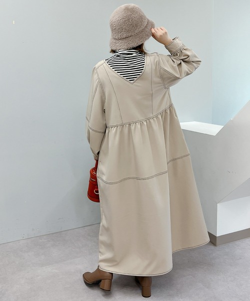 un dix cors（アンディコール）の「ファーバケットハット（ハット・レディース・ブラック/ライトベージュ・FREE）」の15枚目の写真