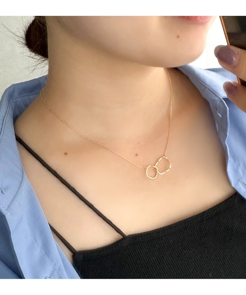 apres jour mignon（アプレジュールミニョン）の「【apresjour mignon×ARIAZ】変形ネックレス（ネックレス・レディース・シルバー/ゴールド・ONESIZE）」の6枚目の写真