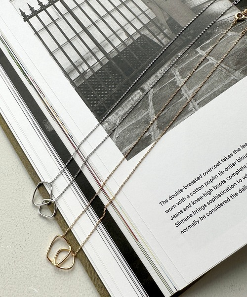 apres jour mignon（アプレジュールミニョン）の「【apresjour mignon×ARIAZ】変形ネックレス（ネックレス・レディース・シルバー/ゴールド・ONESIZE）」の5枚目の写真