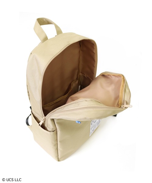 ACCOMMODE（アコモデ）の「【Universal Filmarket】アンブリン　スクエアリュック（バックパック/リュック・レディース・ベージュ/カーキ/グレー/ブルー・FREE）」の16枚目の写真