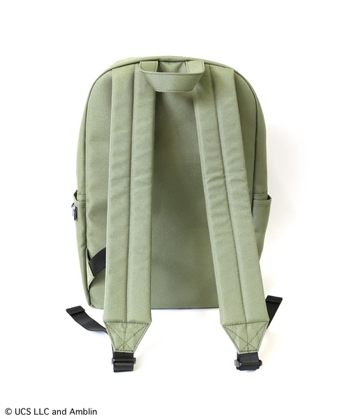 ACCOMMODE（アコモデ）の「【Universal Filmarket】アンブリン　スクエアリュック（バックパック/リュック・レディース・ベージュ/カーキ/グレー/ブルー・FREE）」の19枚目の写真