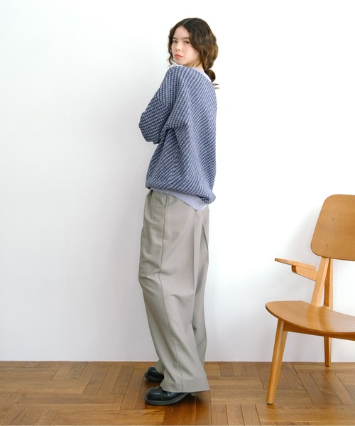 TINA：JOJUN（ティーナジョジュン）の「High&Lowウエスト パンツ TINA：JOJUN（その他パンツ・レディース・グレー/カーキブラウン/ブラック・S/M）」の19枚目の写真