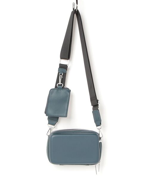 Figments（フィグメンツ）の「スクエアショルダーバッグ（ショルダーバッグ・レディース・ブラック/ダークグリーン・FREE）」の15枚目の写真