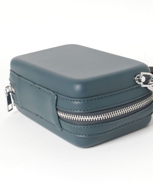 Figments（フィグメンツ）の「スクエアショルダーバッグ（ショルダーバッグ・レディース・ブラック/ダークグリーン・FREE）」の9枚目の写真