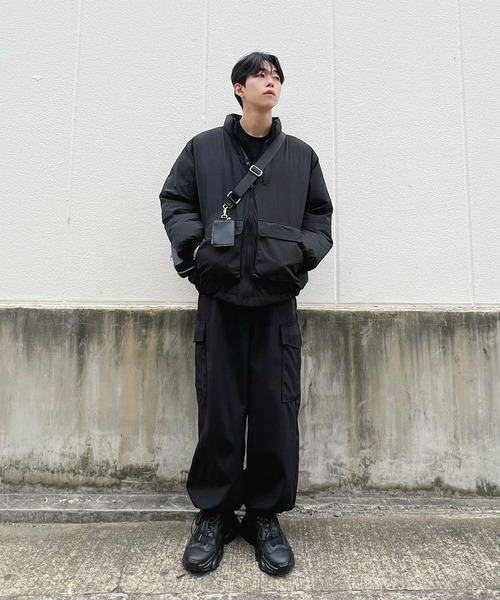 Figments（フィグメンツ）の「スクエアショルダーバッグ（ショルダーバッグ・レディース・ブラック/ダークグリーン・FREE）」の14枚目の写真