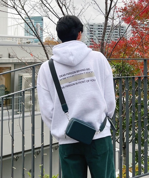 Figments（フィグメンツ）の「スクエアショルダーバッグ（ショルダーバッグ・レディース・ブラック/ダークグリーン・FREE）」の7枚目の写真