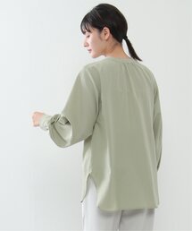 前後2WAYバンドカラーシャツ