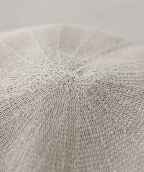 archives（アルシーヴ）の「コットンサーモベレー（ハンチング/ベレー帽・レディース・グレイッシュベージュ/ベージュ/ブラック・FREE）」の13枚目の写真