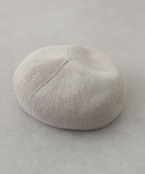 archives（アルシーヴ）の「コットンサーモベレー（ハンチング/ベレー帽・レディース・グレイッシュベージュ/ベージュ/ブラック・FREE）」の10枚目の写真
