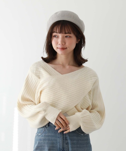 archives（アルシーヴ）の「コットンサーモベレー（ハンチング/ベレー帽・レディース・グレイッシュベージュ/ベージュ/ブラック・FREE）」の16枚目の写真