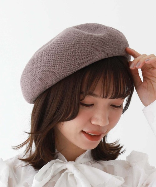 archives（アルシーヴ）の「コットンサーモベレー（ハンチング/ベレー帽・レディース・グレイッシュベージュ/ベージュ/ブラック・FREE）」の9枚目の写真