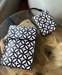 【CLASSY.5月号掲載】オーバーラップサークル 再生皮革ミニショルダーバッグ