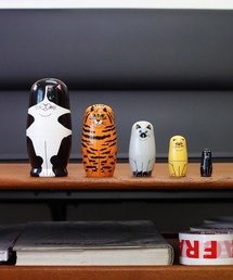 Detail（ディテール）の「DETAIL/ディティール Feline 5 マトリョシカ 小物入れ 2026新作 再入荷（インテリア雑貨）」