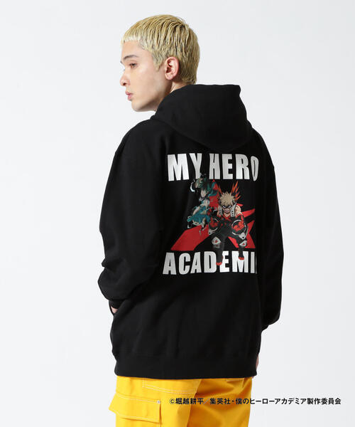 AVIREX（アヴィレックス）の「【AVIREX×MY HERO ACADEMIA】 HOODIE / 僕のヒーローアカデミア / アヴィレックス（パーカー・メンズ・ブラック・L/M/XL）」の2枚目の写真