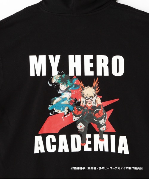 AVIREX（アヴィレックス）の「【AVIREX×MY HERO ACADEMIA】 HOODIE / 僕のヒーローアカデミア / アヴィレックス（パーカー・メンズ・ブラック・L/M/XL）」の4枚目の写真