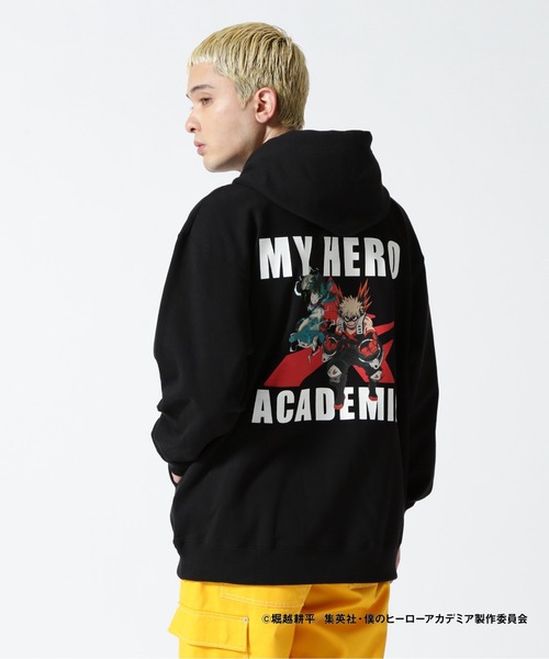 AVIREX（アヴィレックス）の「【AVIREX×MY HERO ACADEMIA】 HOODIE / 僕のヒーローアカデミア / アヴィレックス（パーカー・メンズ・ブラック・L/M/XL）」の6枚目の写真