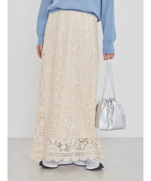 AMERICAN HOLIC(アメリカンホリック)の「レースタイトスカート(スカート・レディース・グリーン/アイボリー/レッド・S/M/L)」の16枚目の写真