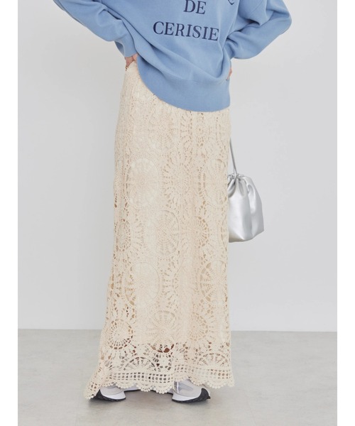 AMERICAN HOLIC(アメリカンホリック)の「レースタイトスカート(スカート・レディース・グリーン/アイボリー/レッド・S/M/L)」の12枚目の写真