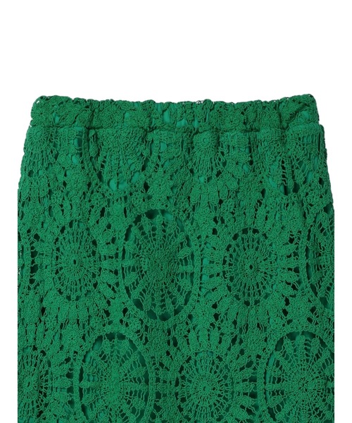 AMERICAN HOLIC(アメリカンホリック)の「レースタイトスカート(スカート・レディース・グリーン/アイボリー/レッド・S/M/L)」の7枚目の写真