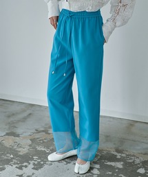 シアー切替イージーパンツ