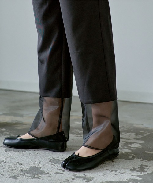 miette（ミエット）の「シアー切替イージーパンツ（その他パンツ・レディース・ライトブルー/ブラック・FREE）」の16枚目の写真