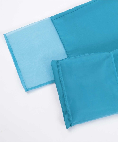 miette（ミエット）の「シアー切替イージーパンツ（その他パンツ・レディース・ライトブルー/ブラック・FREE）」の6枚目の写真