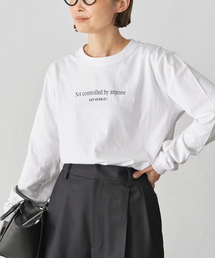 【SKIN/スキン】 ロングスリーブ LOGO Tシャツ