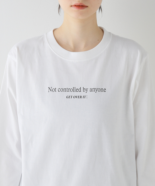 SKIN（スキン）の「【SKIN/スキン】 ロングスリーブ LOGO Tシャツ（Tシャツ/カットソー・レディース・ホワイト・FREE）」の9枚目の写真