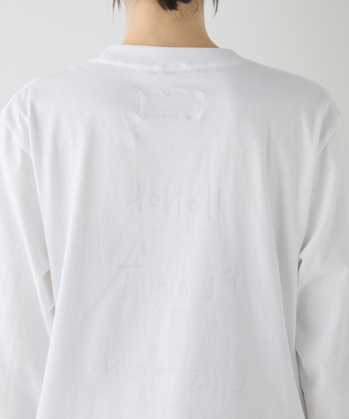 SKIN（スキン）の「【SKIN/スキン】 ロングスリーブ LOGO Tシャツ（Tシャツ/カットソー・レディース・ホワイト・FREE）」の10枚目の写真