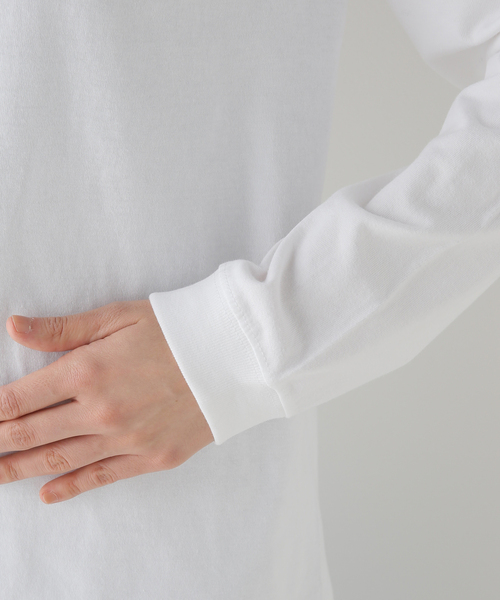 SKIN（スキン）の「【SKIN/スキン】 ロングスリーブ LOGO Tシャツ（Tシャツ/カットソー・レディース・ホワイト・FREE）」の12枚目の写真