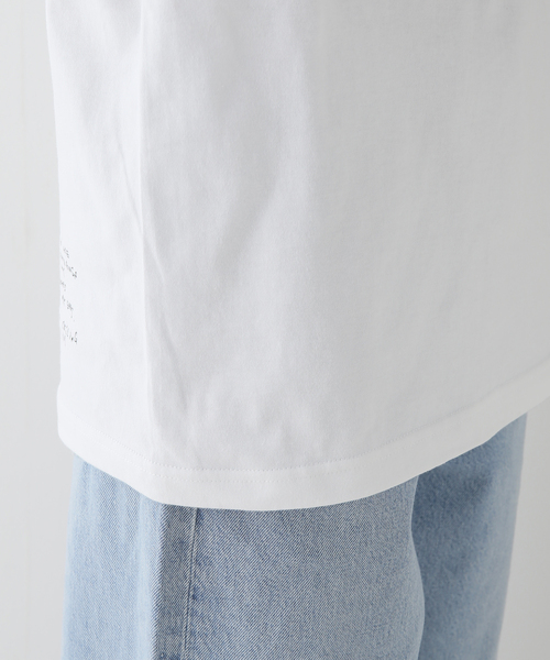 SKIN（スキン）の「【SKIN/スキン】 ロングスリーブ LOGO Tシャツ（Tシャツ/カットソー・レディース・ホワイト・FREE）」の15枚目の写真