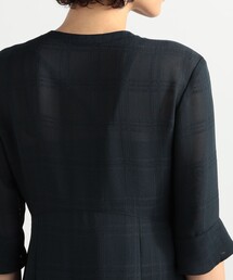 BACCAレノウェーブ ブロックチェックチュニックワンピース　値下げ✴︎ BACCA（バッカ）の「レノウェーブ ブロックチェックチュニック