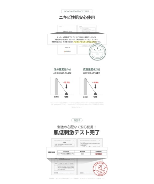 Anua（アヌア）の「【入荷禁止】ドクダミ 80％ 水分鎮静アンプル（美容液/オイル/クリーム・レディース・ホワイト・FREE）」の10枚目の写真