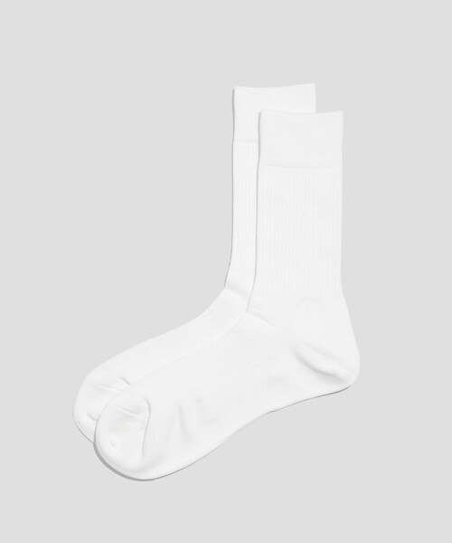 UNITED TOKYO(ユナイテッドトウキョウ)の「POWER FIT COTTON SOCKS(ソックス/靴下・メンズ・ダークグレー/オフホワイト/ライトグレー/ブラック/ブルー・FREE)」の2枚目の写真