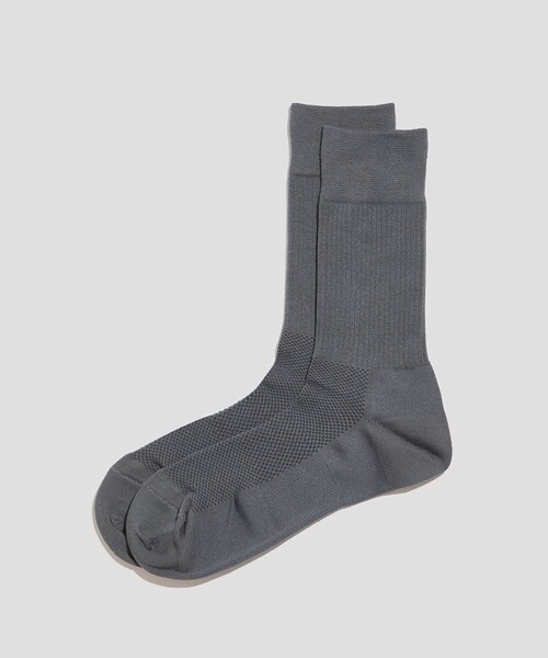 UNITED TOKYO(ユナイテッドトウキョウ)の「POWER FIT COTTON SOCKS(ソックス/靴下・メンズ・ダークグレー/オフホワイト/ライトグレー/ブラック/ブルー・FREE)」の4枚目の写真