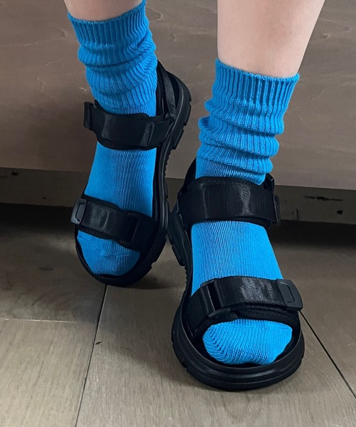 LOWRYS FARM(ローリーズファーム)の「カンドウフィットスポサン 177270(サンダル・レディース・ブラック/ホワイト・MEDIUM/LARGE)」の7枚目の写真