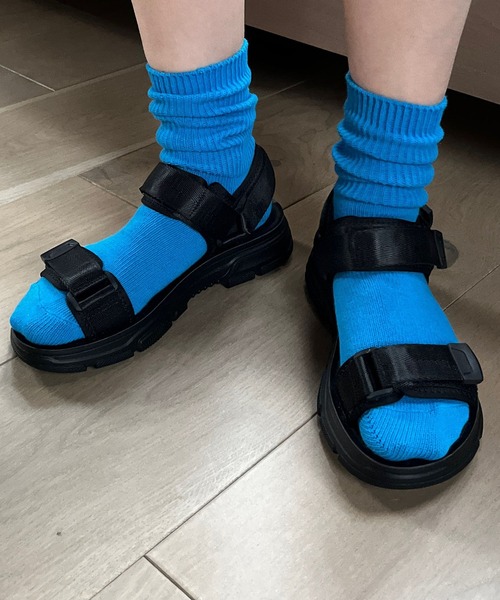 LOWRYS FARM(ローリーズファーム)の「カンドウフィットスポサン 177270(サンダル・レディース・ブラック/ホワイト・MEDIUM/LARGE)」の9枚目の写真