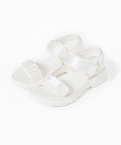 LOWRYS FARM(ローリーズファーム)の「カンドウフィットスポサン 177270(サンダル・レディース・ブラック/ホワイト・MEDIUM/LARGE)」の12枚目の写真